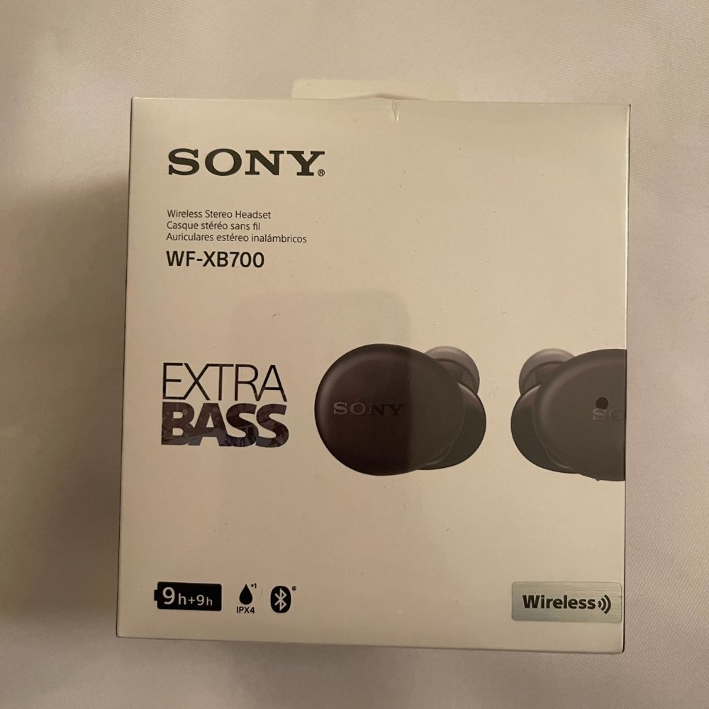Sony WF-XB700 Extra Bass True Wireless Earbuds - Brand NEW / FACTORY SEALED!! --